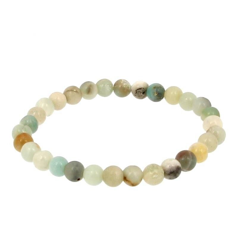 Perle di amazzonite naturale 6 mm A