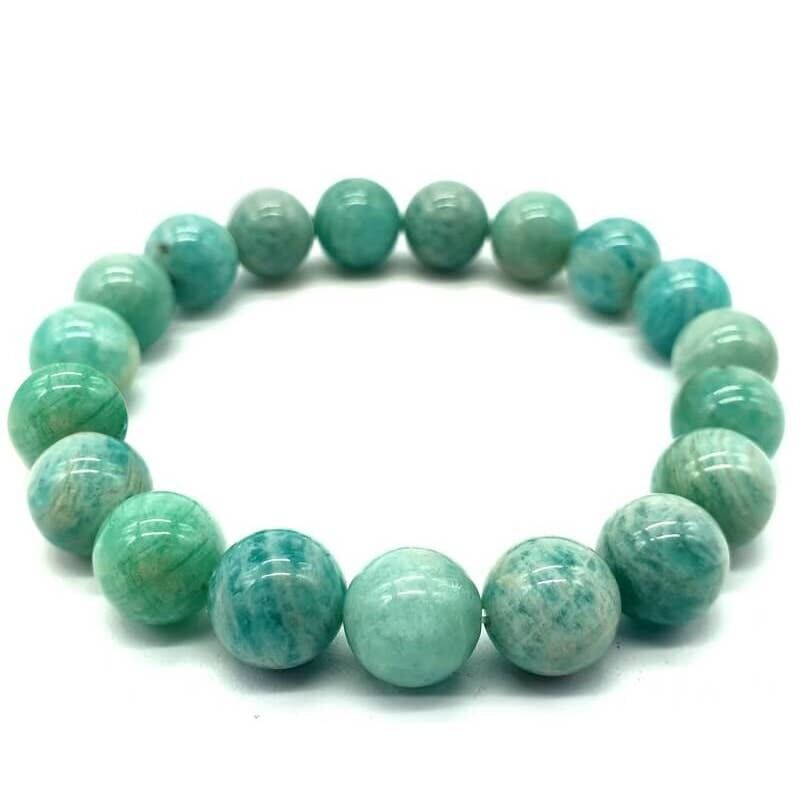 Perle di amazzonite naturale 10 mm AAA EXTRA