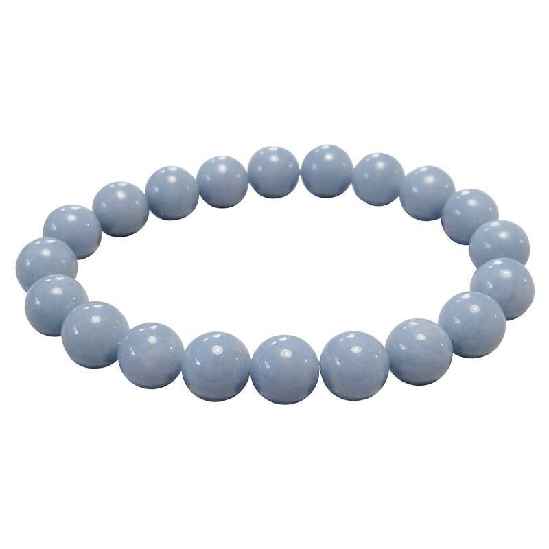 Bracciale Angelite EXTRA perline da 10 mm