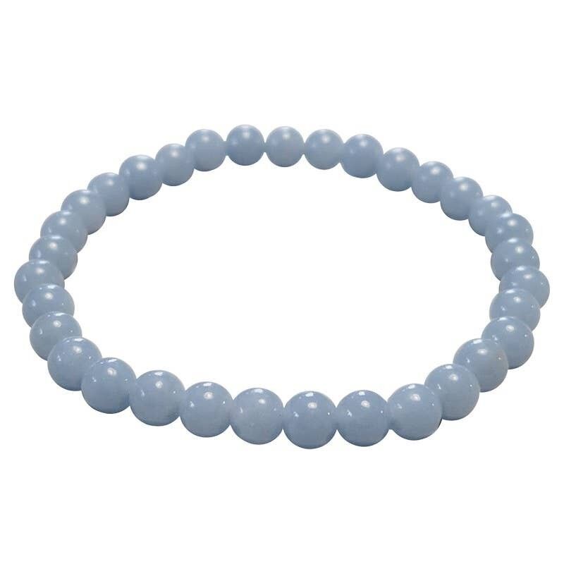 Bracciale Angelite EXTRA perline da 6 mm