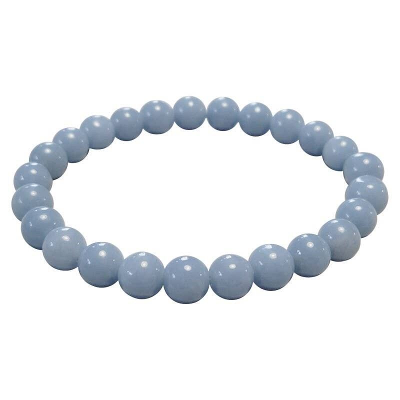 Bracciale Angelite EXTRA perline da 8 mm