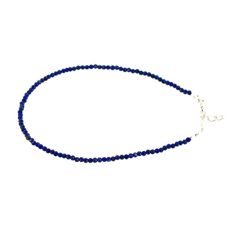 Bracciale in lapislazzuli sfaccettato