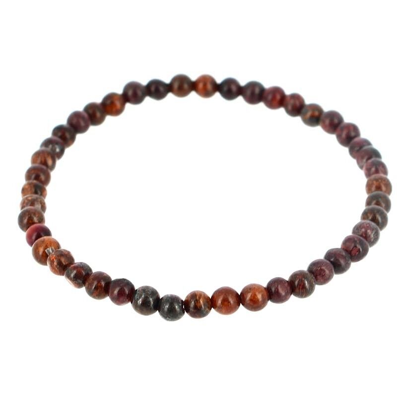 Bracciale Bronzite EXTRA Perline 4 mm
