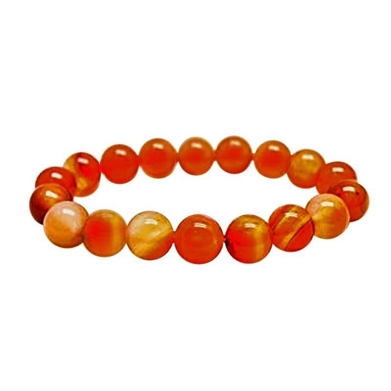 Bracciale Perle Corniola 10 mm