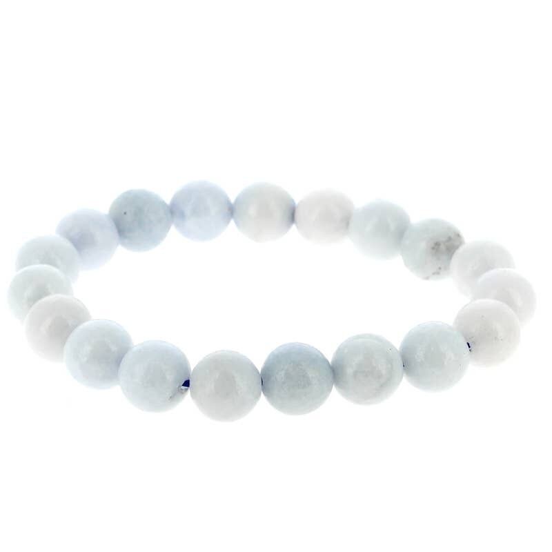 Bracciale Celestino (Celestite) EXTRA Perline da 10 mm