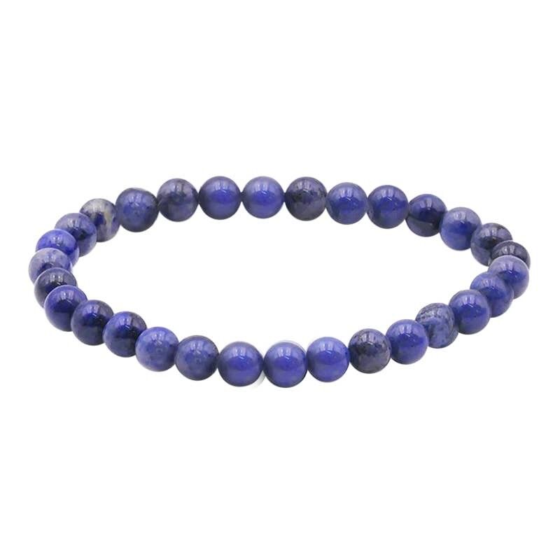 Bracciale Dumortierite Perline 6 mm EXTRA