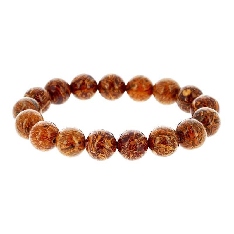 Bracciale Mariam Jasper da 12 mm (pietra per calligrafia)
