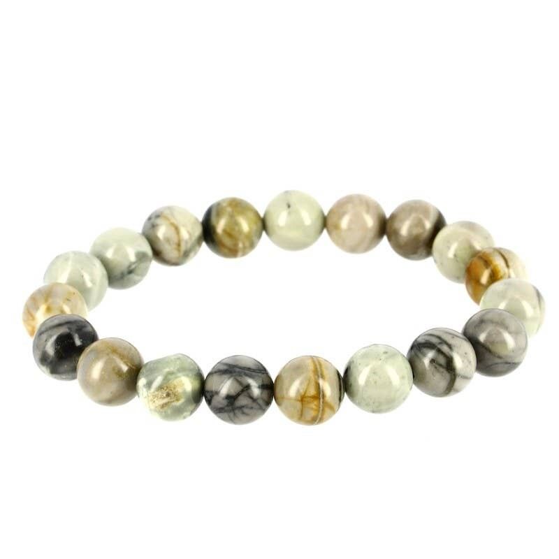 Braccialetto in diaspro Picasso americano da 10 mm