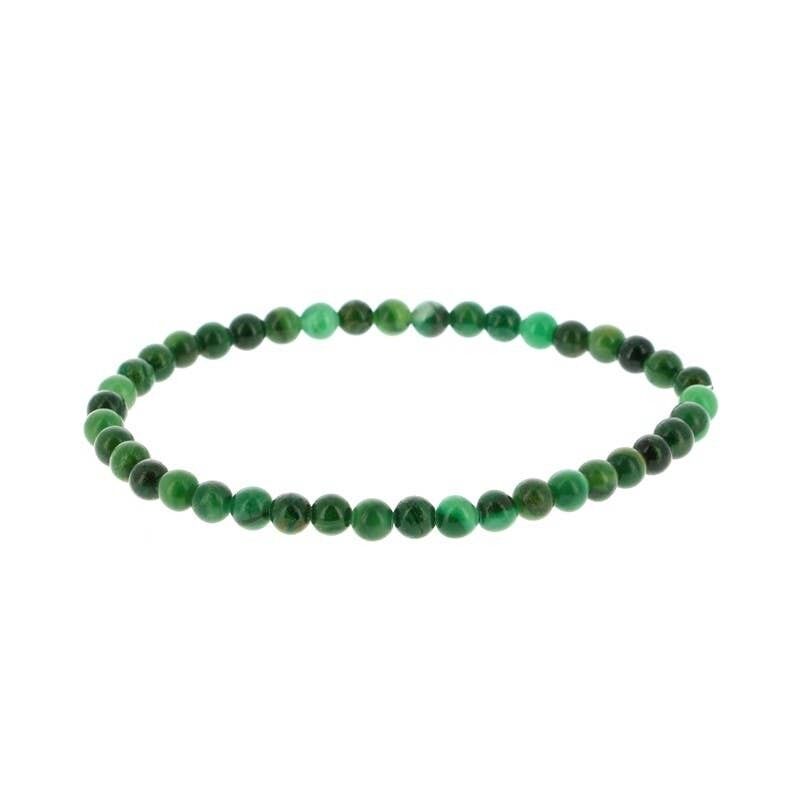 Bracciale in giada verde extra da 4 mm