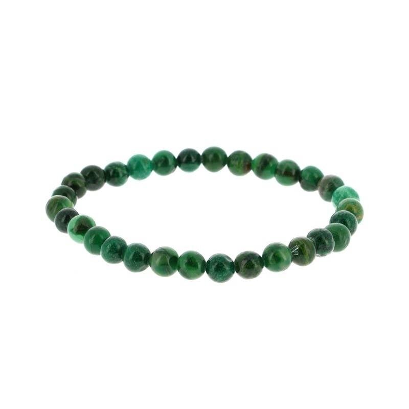 Bracciale in giada verde extra 6 mm