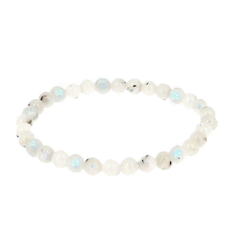 Bracciale EXTRA in pietra di luna da 6 mm