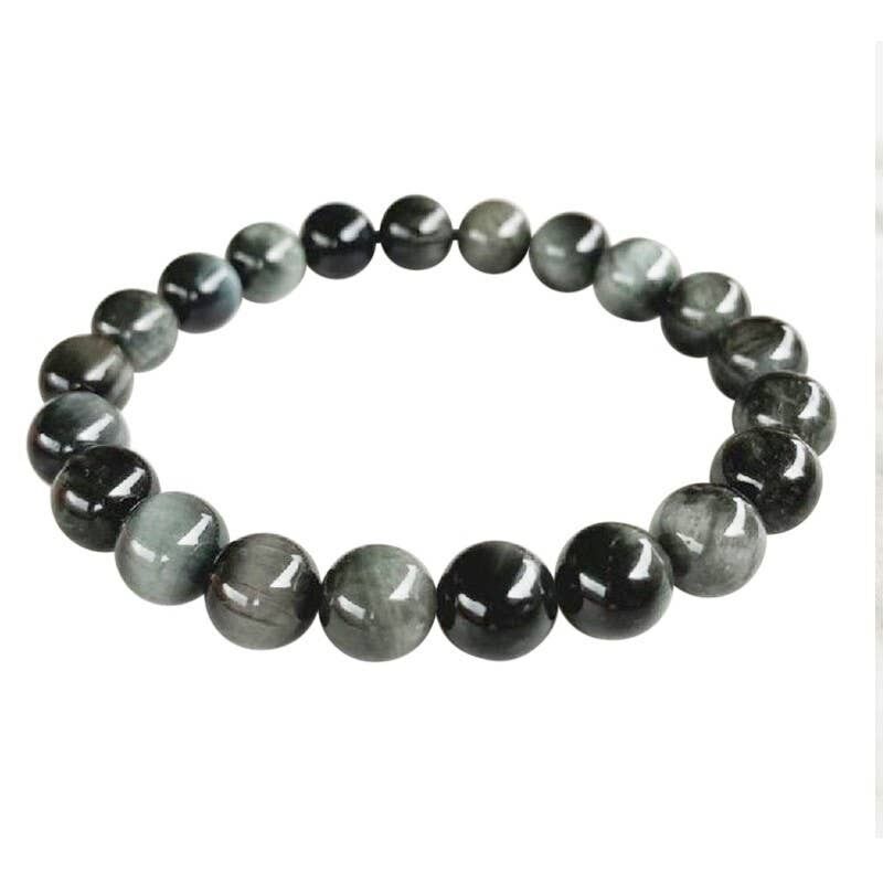 Bracciale Occhio di Gatto (o Occhio d'Aquila) Perline EXTRA da 8 mm