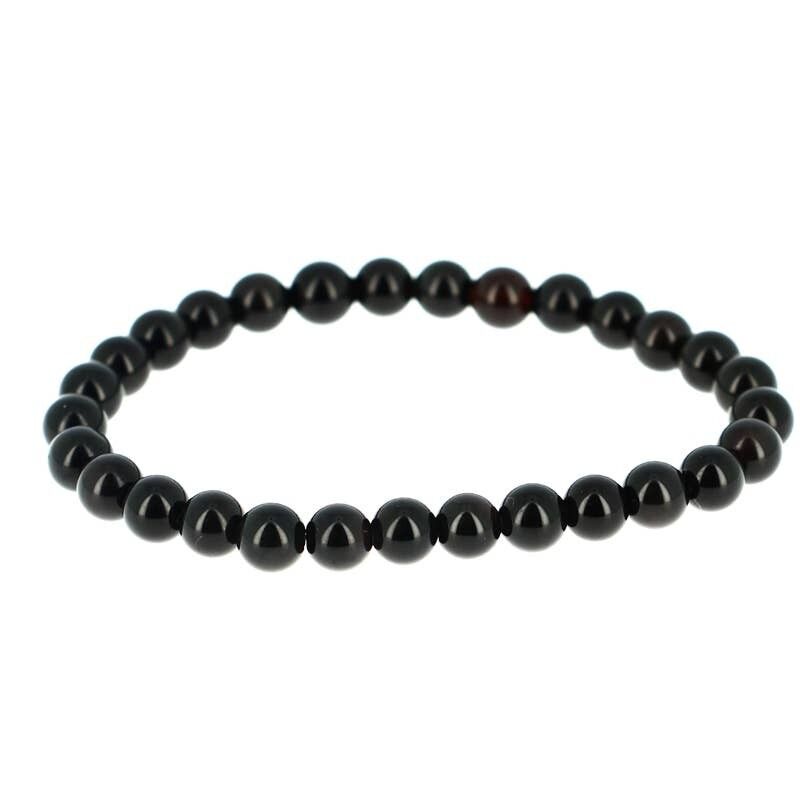 Bracciale EXTRA in ossidiana Celestial Eye da 6 mm