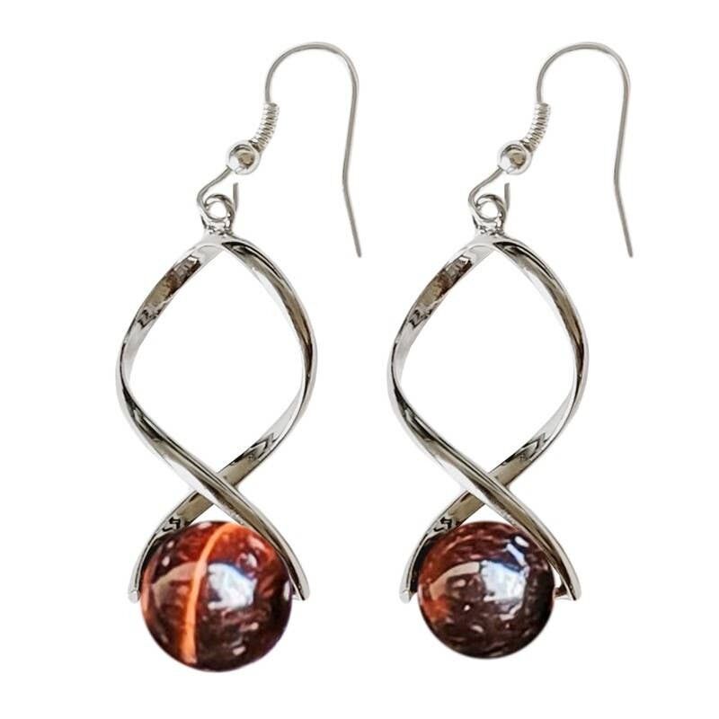 Orecchini Bull's Eye con perline da 12 mm