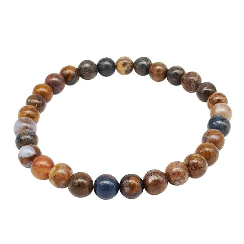 Braccialetto di perle di Pietersite 6 mm