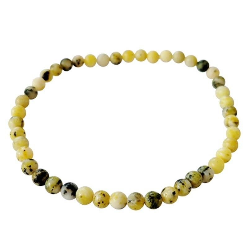 Bracciale con perline serpentine da 4 mm