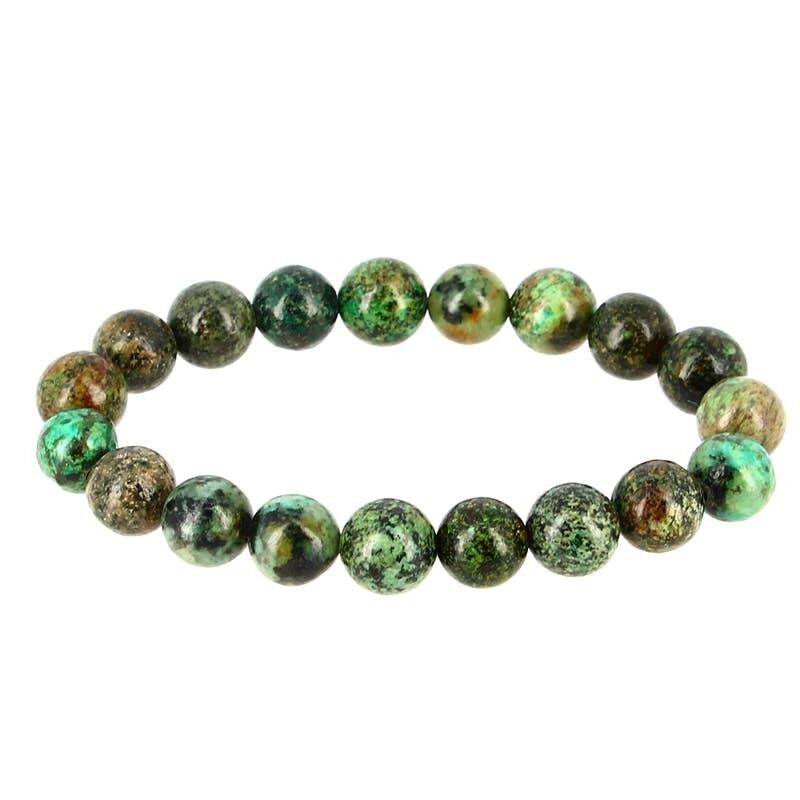 Perline di turchese africano 10 mm