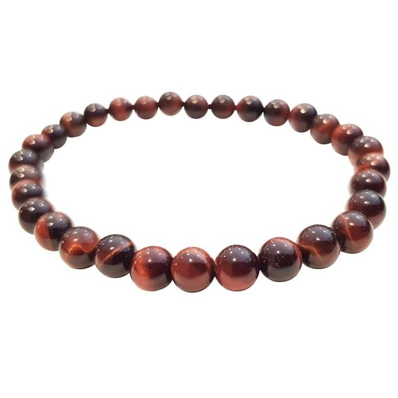 Bullseye Armband 6 mm Perlen