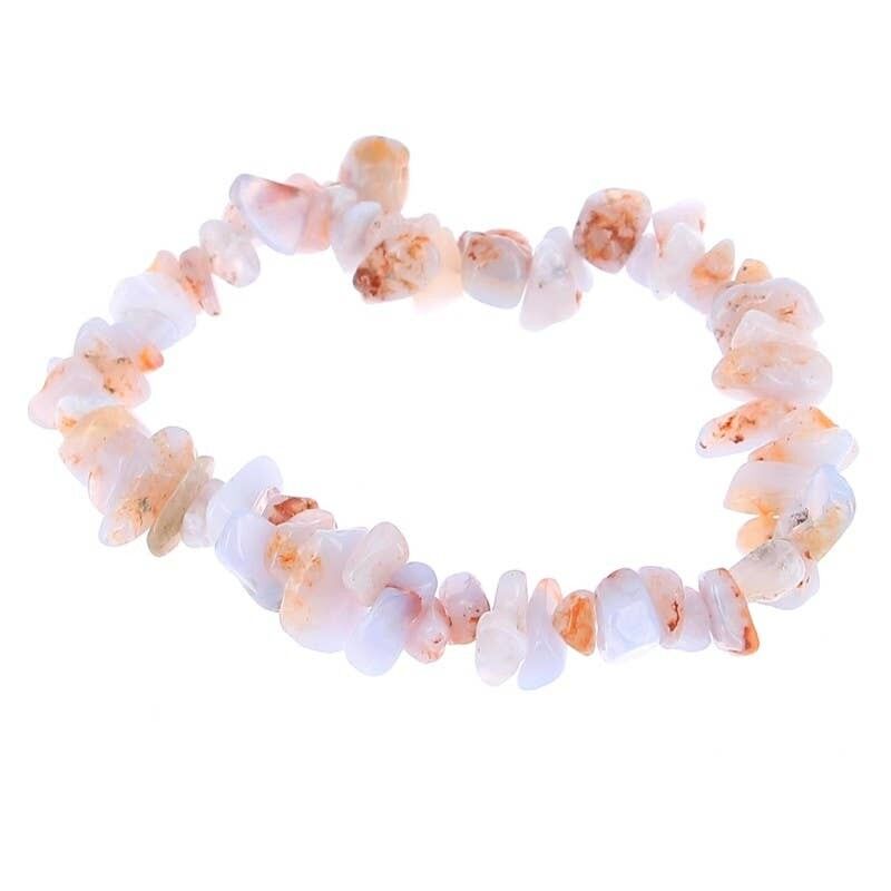 Barockes Armband aus blauem Chalcedon-Achat - BXBLA