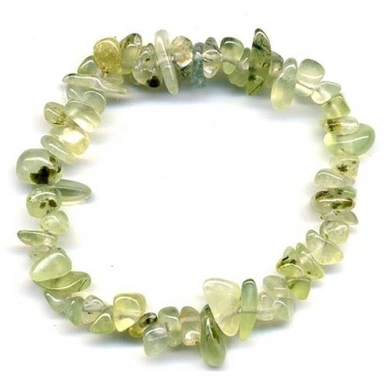 Bracciale barocco in prehnite