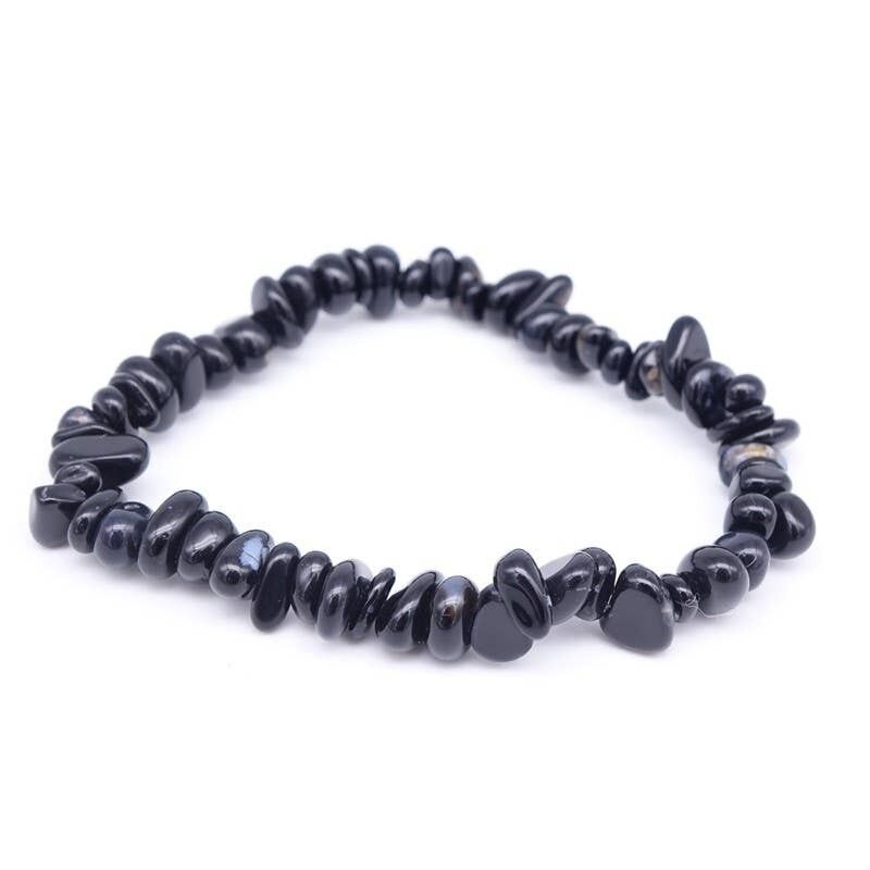 Bracciale barocco in tormalina nera