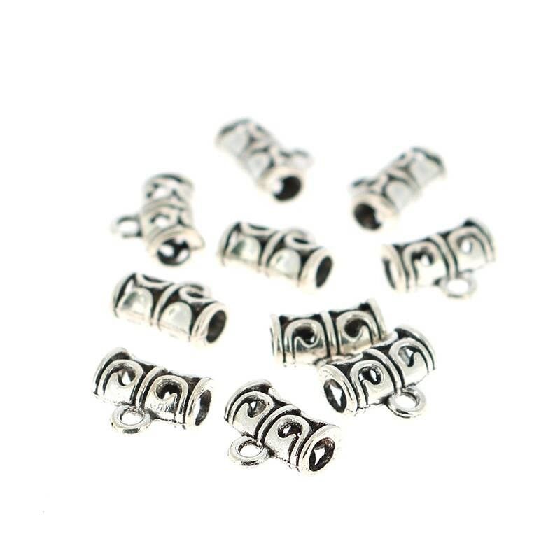 10 Ciondoli con anello 11 x 9 mm A