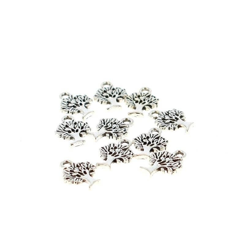 10 ciondoli Albero della vita 14 x 10 mm