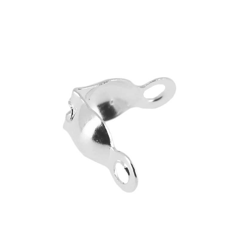 100 Clip con doppio anello chiuso 8 x 4 mm