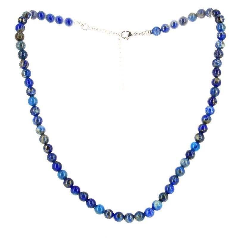 Collana di lapislazzuli perle da 6 mm