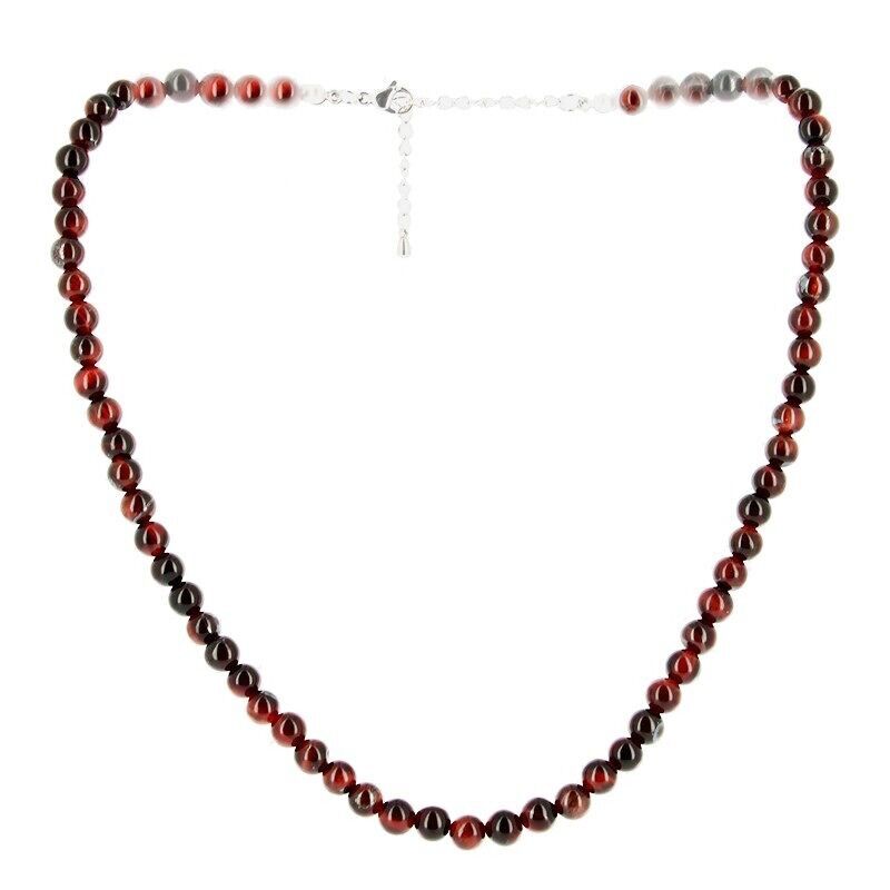 Collar de ojo de buey con cuentas de 6 mm