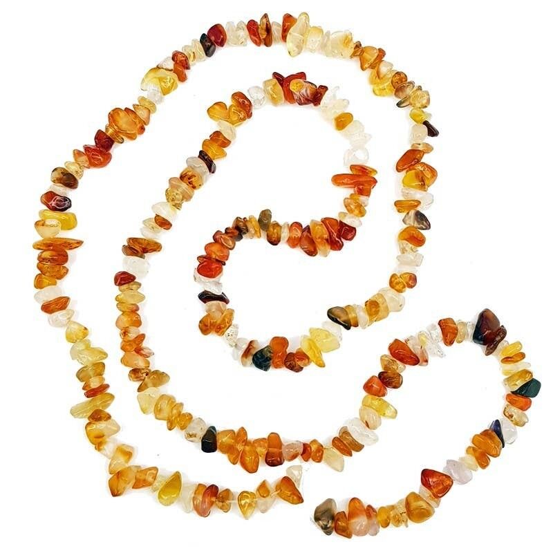 Hilo Barroco Cornalina 85 cm