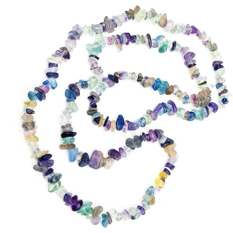 Fluorita Multi Hilos Extra Barrocos 80 cm