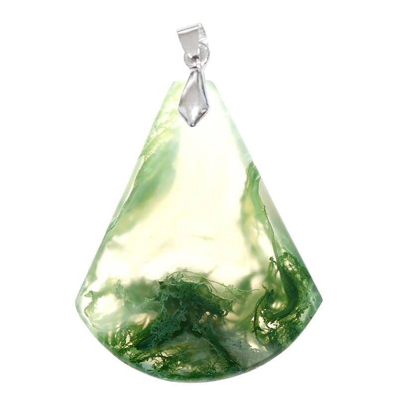 Madagaskar Moosachat Dreieck Anhänger