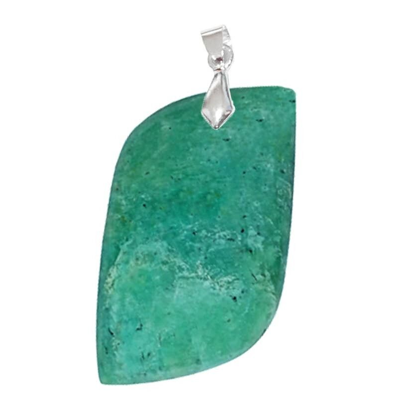 Amazonit-Anhänger in S-Form