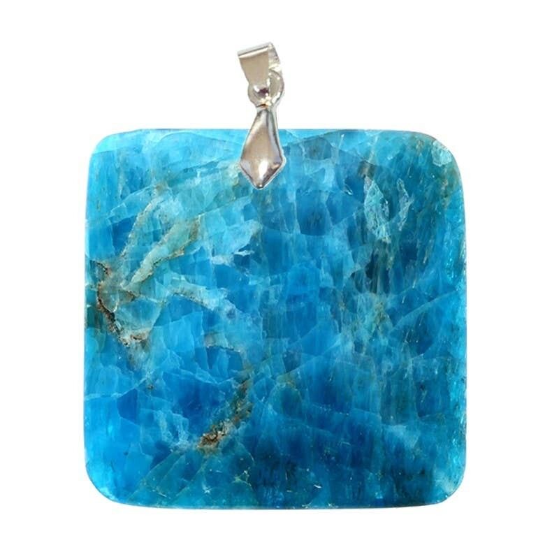 Ciondoli EXTRA quadrati in apatite