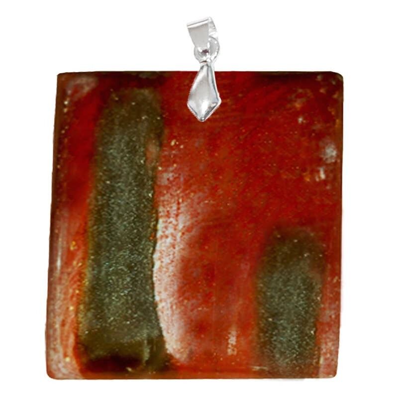 Pendenti quadrati in legno fossile