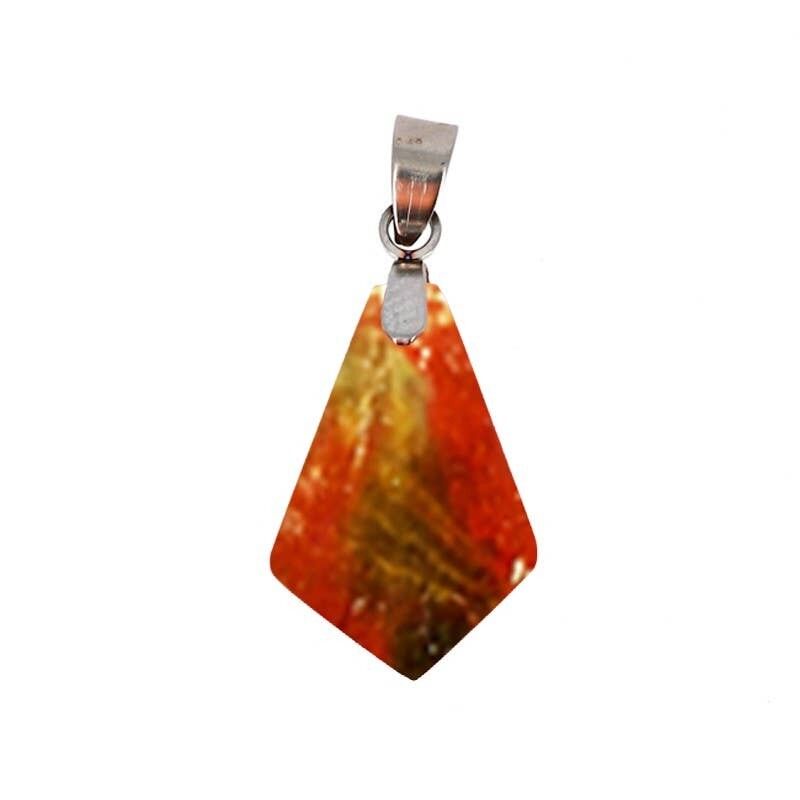 Ciondoli a forma di aquilone in legno fossilizzato, 3 a 3.5CM