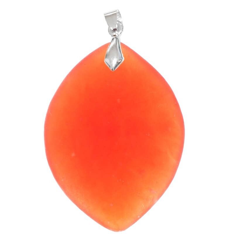 PENDENTI MARQUISE IN CALCITE ARANCIONE EXTRA SCURO