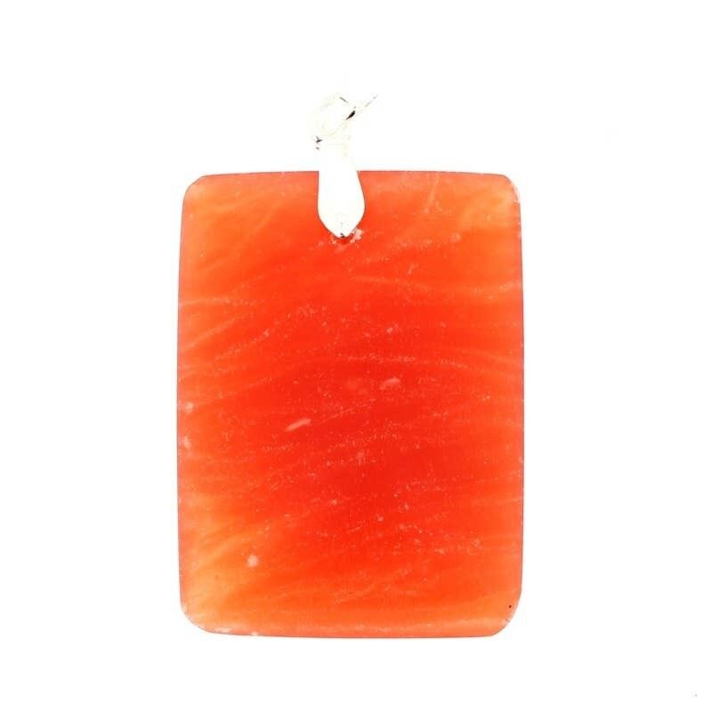 EXTRA Pendenti Rettangolari Calcite Arancio Scuro