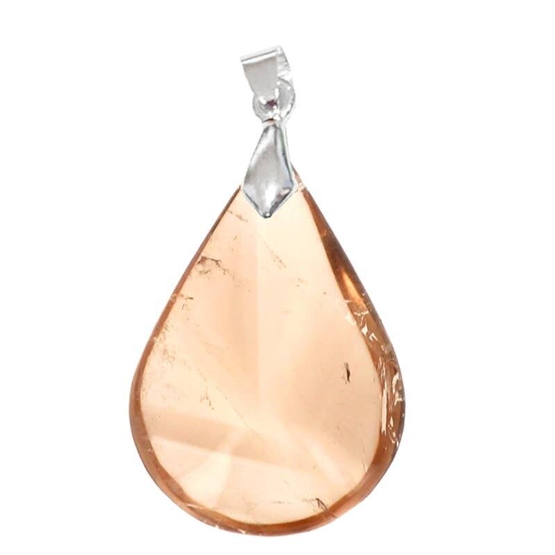 Ciondoli a goccia in citrino naturale autentico EXTRA - PCIG31-34