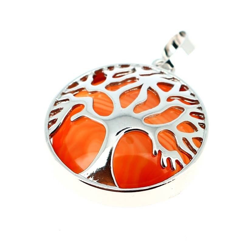 Ciondolo Albero della Vita in Corniola 2.5CM