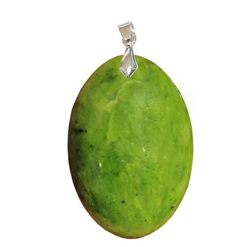 Ciondoli ovali in crisoprasio