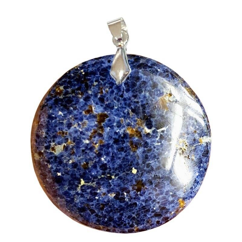 Ciondoli rotondi in Dumortierite