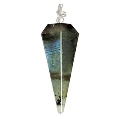 Pendules Facettés Labradorite 4 cm