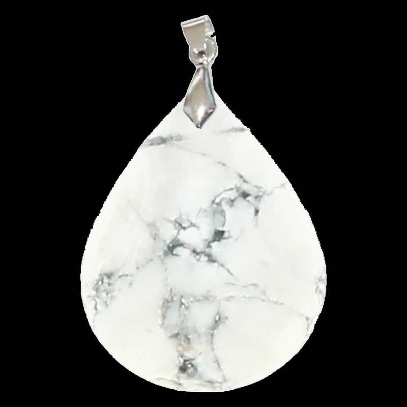 Ciondolo in Howlite a goccia EXTRA