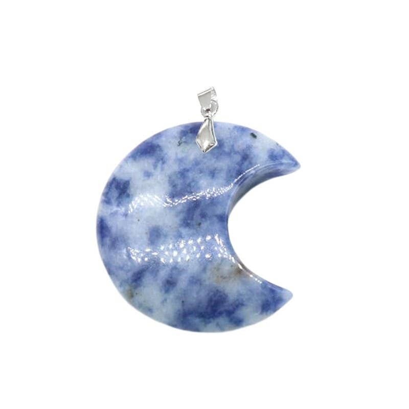 Blauer Mondjaspis Anhänger 30 mm