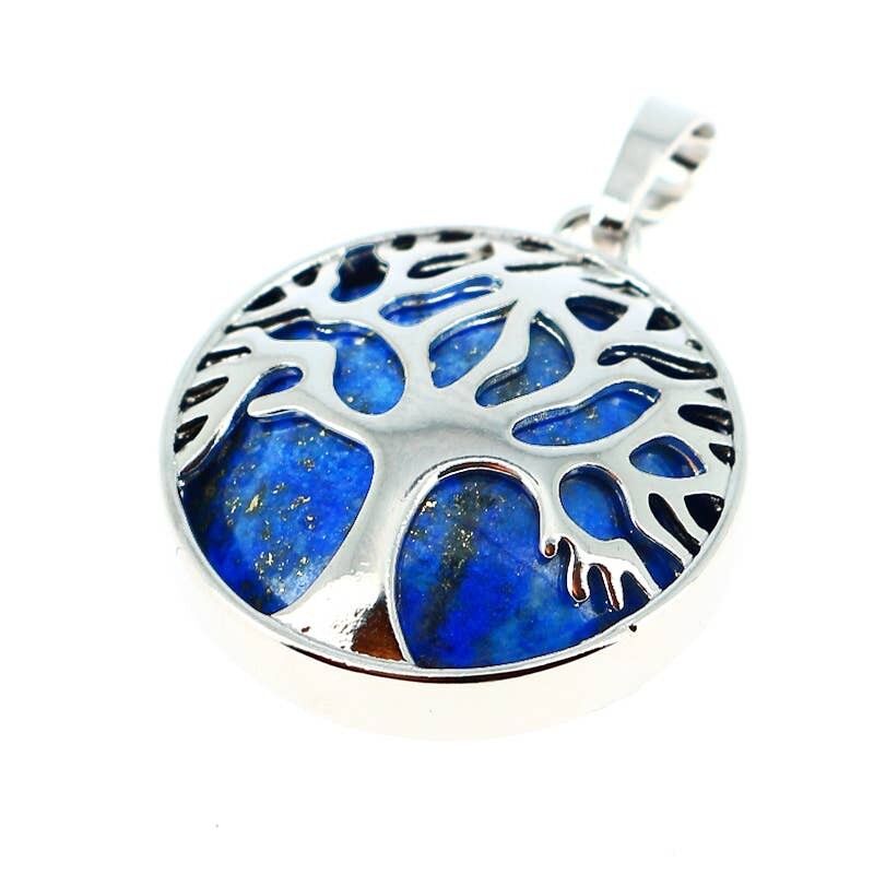 Lapislazuli-Anhänger „Baum des Lebens“ 2.5cms