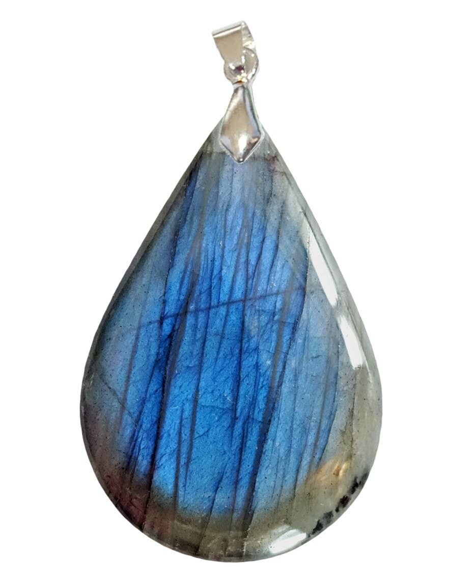 Grandi pendenti in labradorite Goccia EXTRA EXTRA 5.5CM