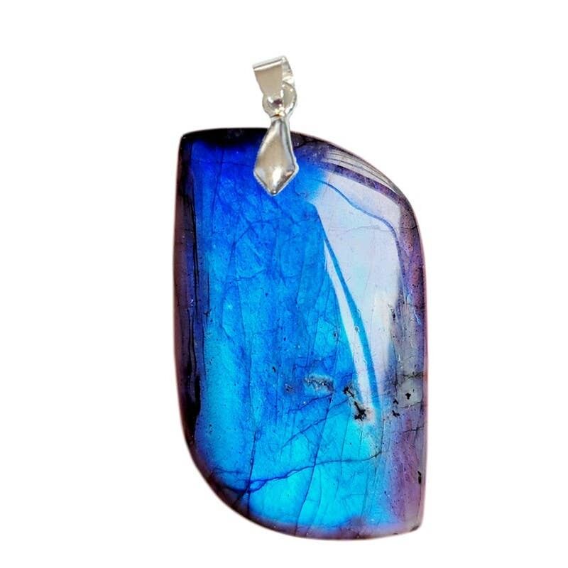 Ciondoli in labradorite EXTRA a forma di S 3.5CM