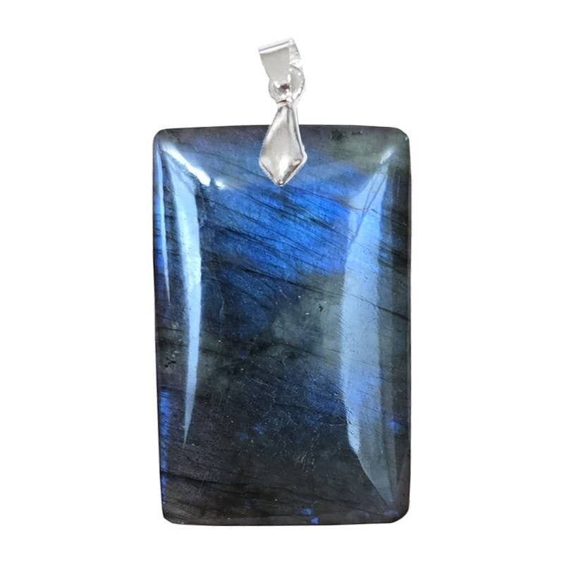 Ciondoli rettangolari in labradorite (non extra)